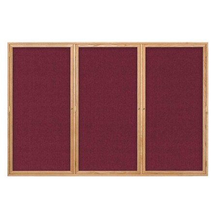 United Visual Products Open Faced Traditional Rounded Corkboard UV639ARC-WHITE-APRICOT